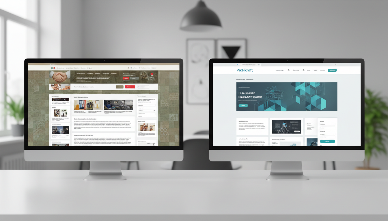 До и после редизайна WordPress