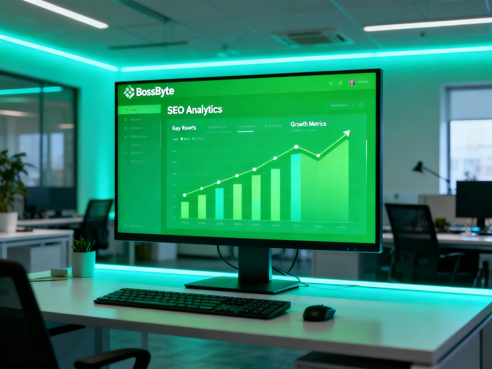 Премиальный европейский офис — SEO и разработка сайтов BossByte