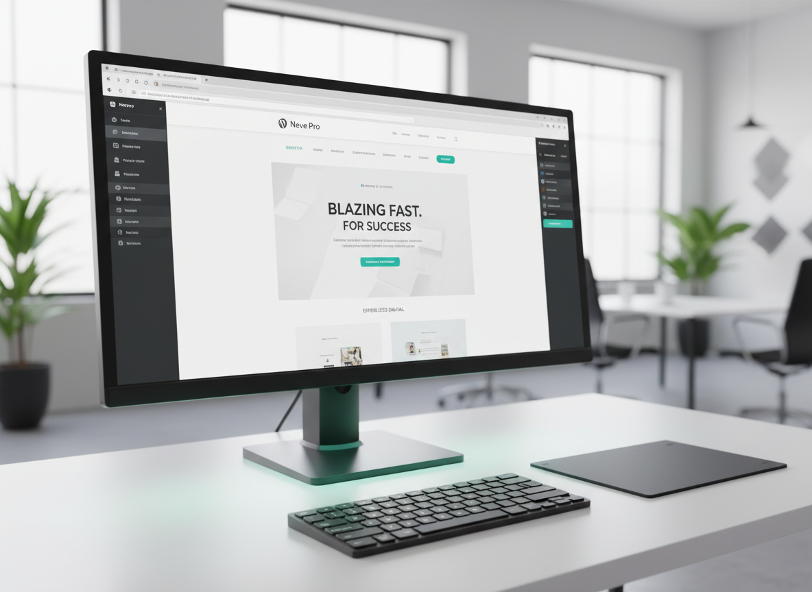 Настройка Neve Pro для быстрого сайта на Gutenberg