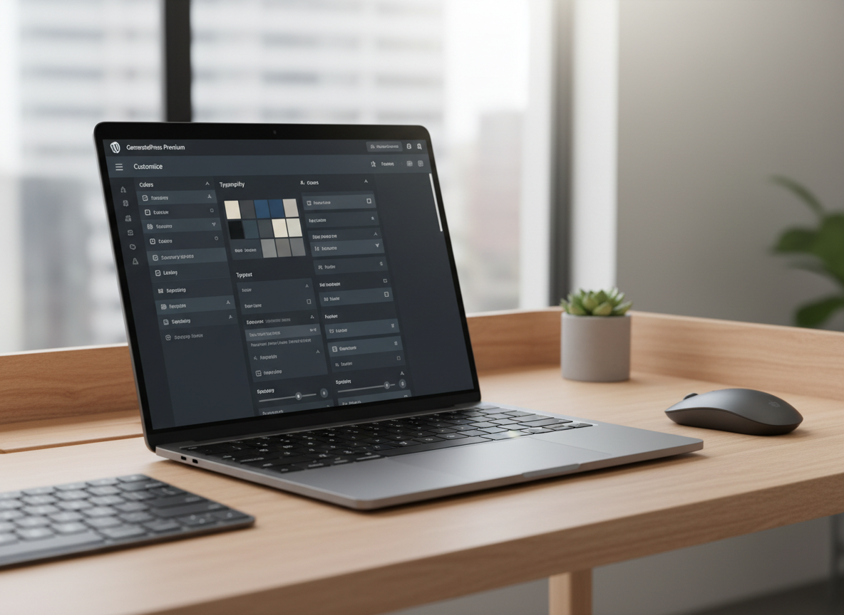 Настройка GeneratePress через Customizer и типографика сайта