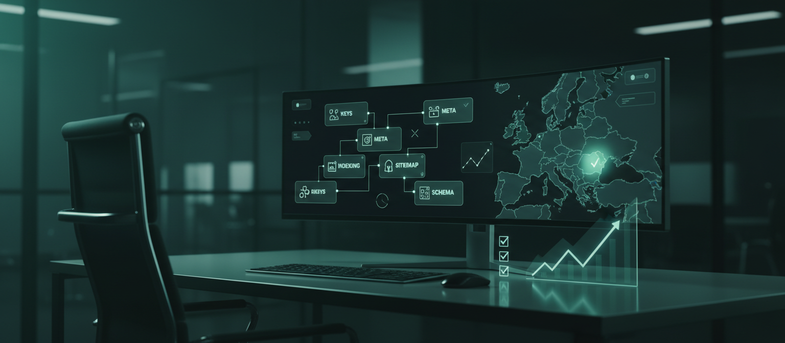 Rank Math Pro — SEO-настройка WordPress под Германию и Испанию: ключи, мета, индексация, sitemap, Schema