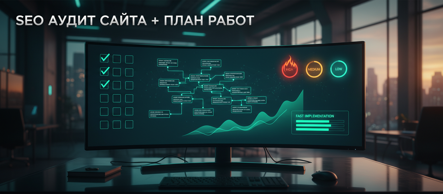 SEO аудит сайта и план работ: приоритеты, список правок, улучшение индексации и рост SEO в Германии и Испании