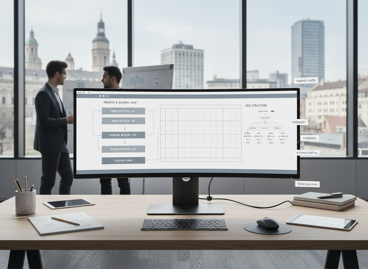 SEO-структура сайта под Германию и Испанию — страницы, кластеры и навигация